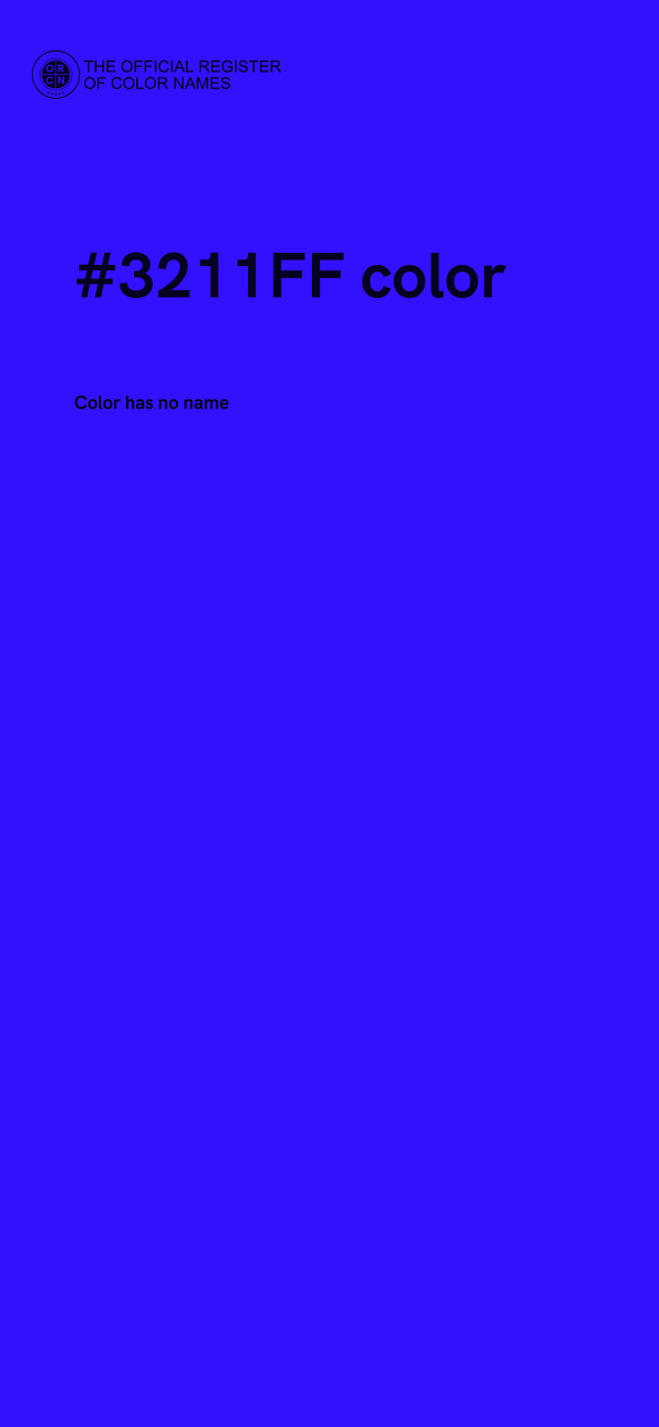 #3211FF color image