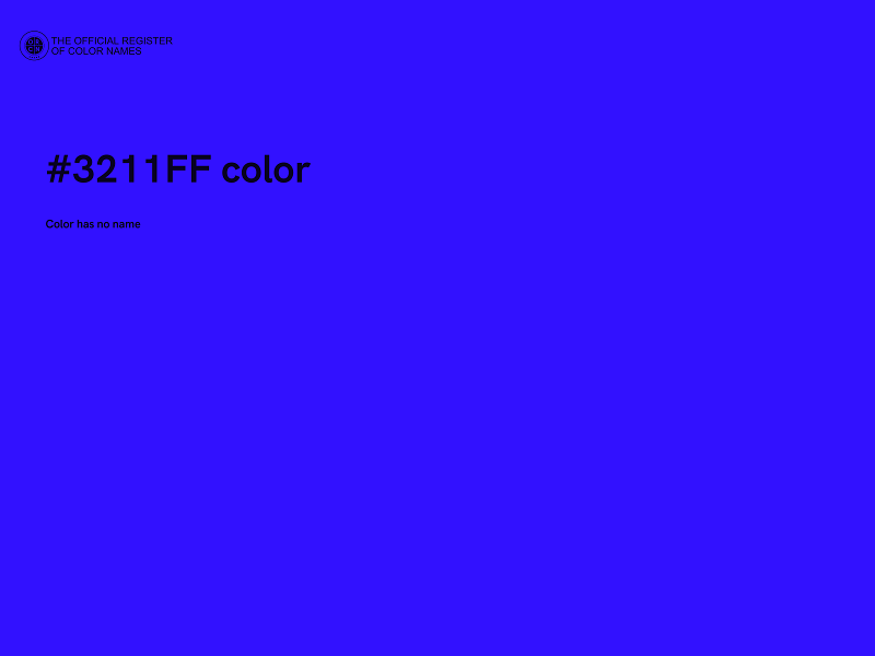 #3211FF color image