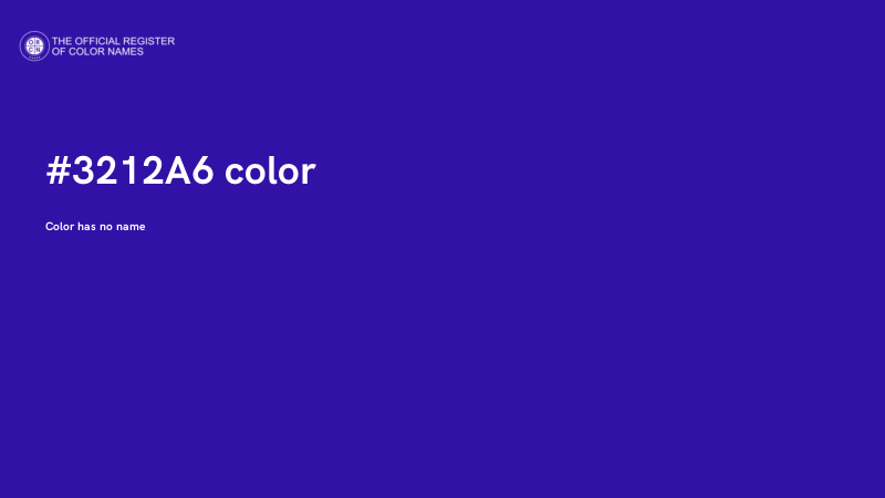 #3212A6 color image