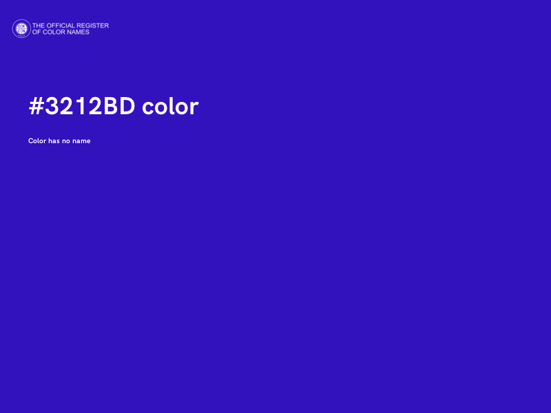 #3212BD color image