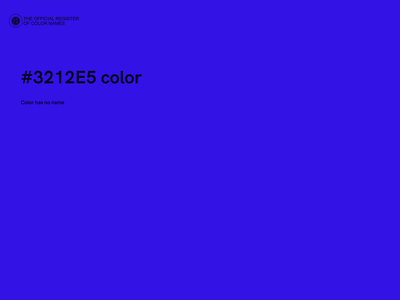 #3212E5 color image