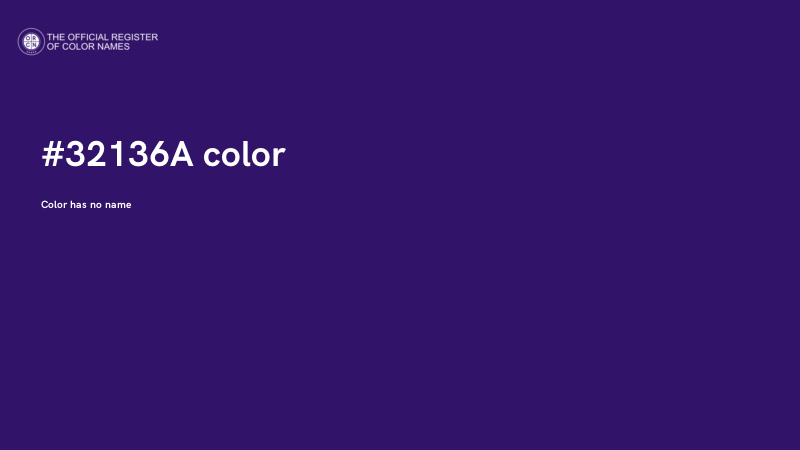 #32136A color image