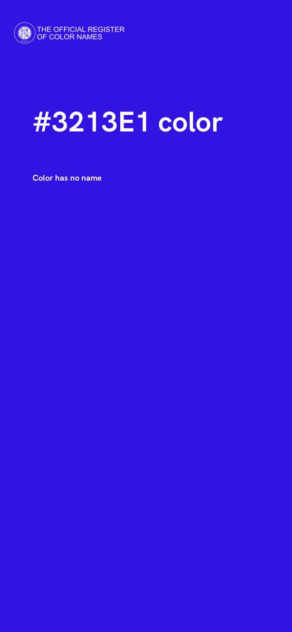 #3213E1 color image