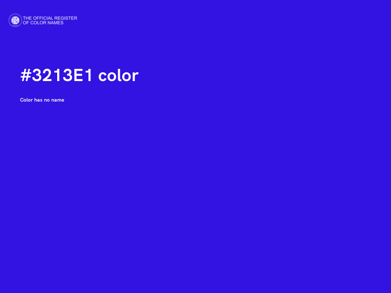 #3213E1 color image