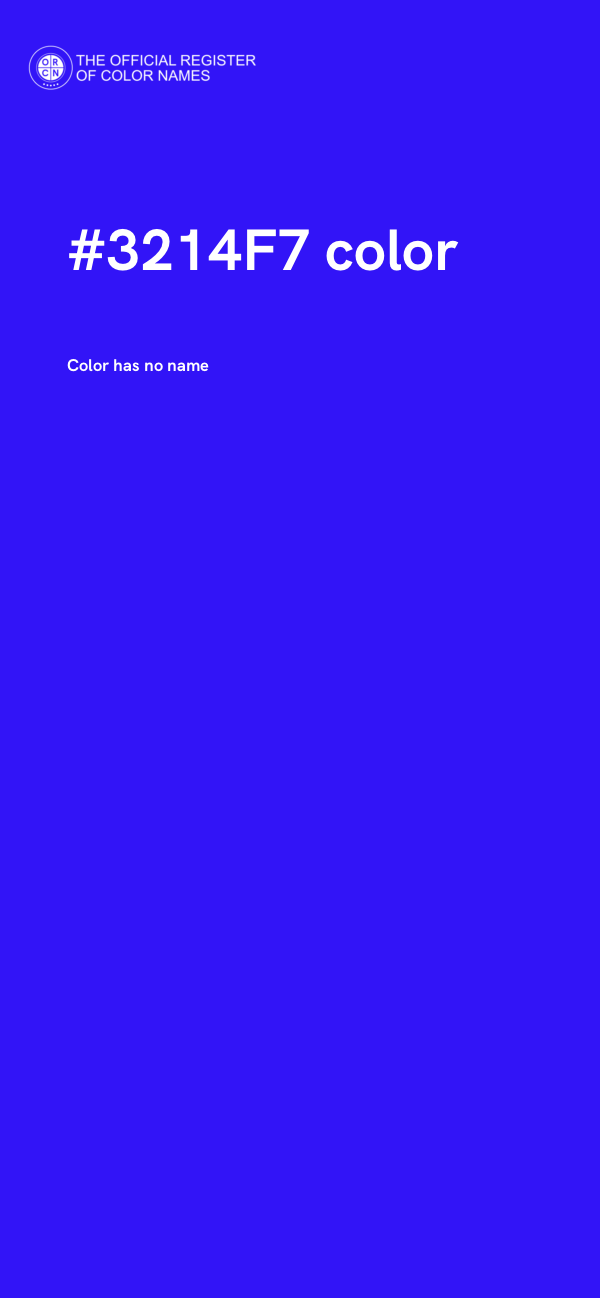 #3214F7 color image