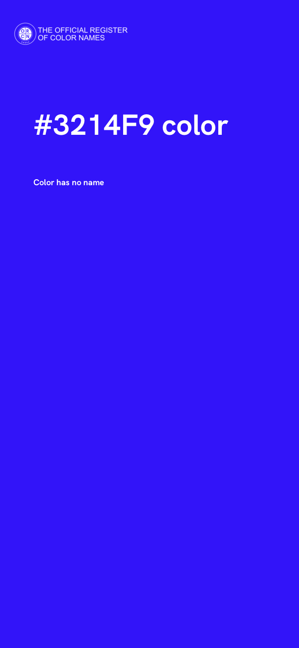 #3214F9 color image