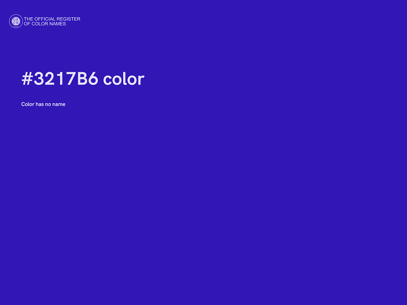 #3217B6 color image