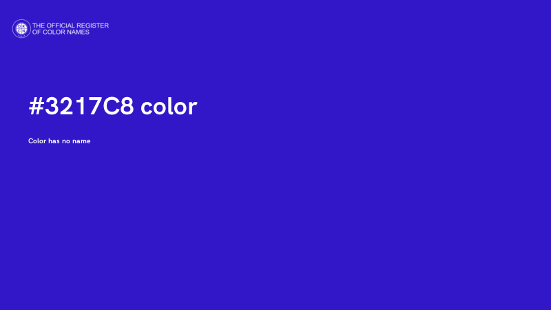 #3217C8 color image