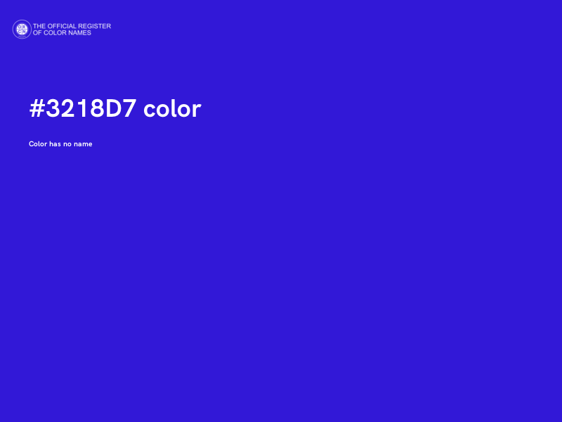 #3218D7 color image