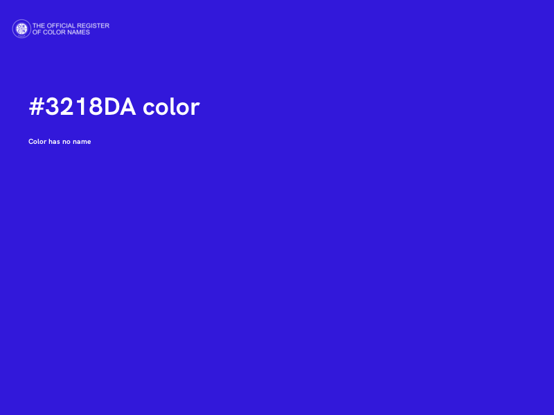 #3218DA color image