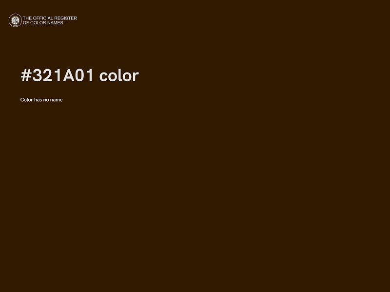 #321A01 color image