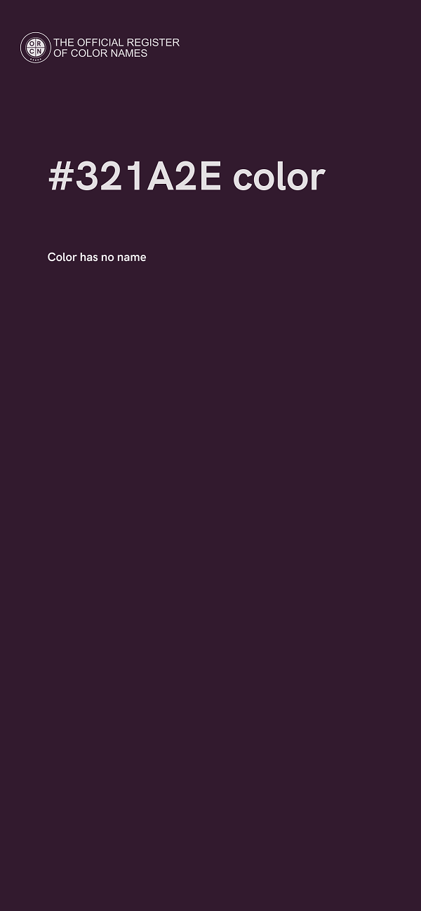 #321A2E color image