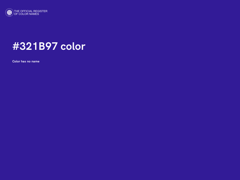 #321B97 color image