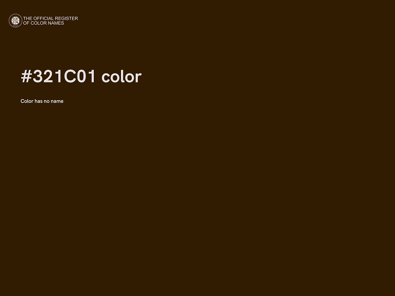 #321C01 color image