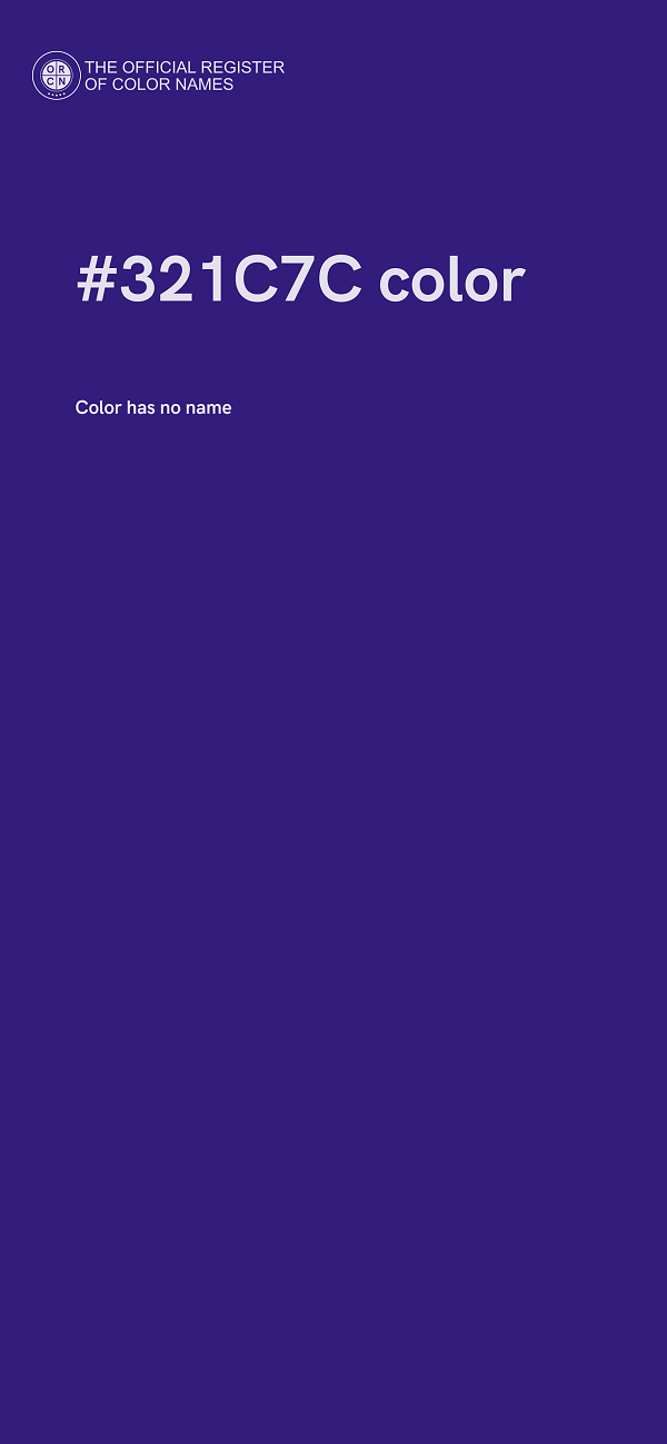 #321C7C color image