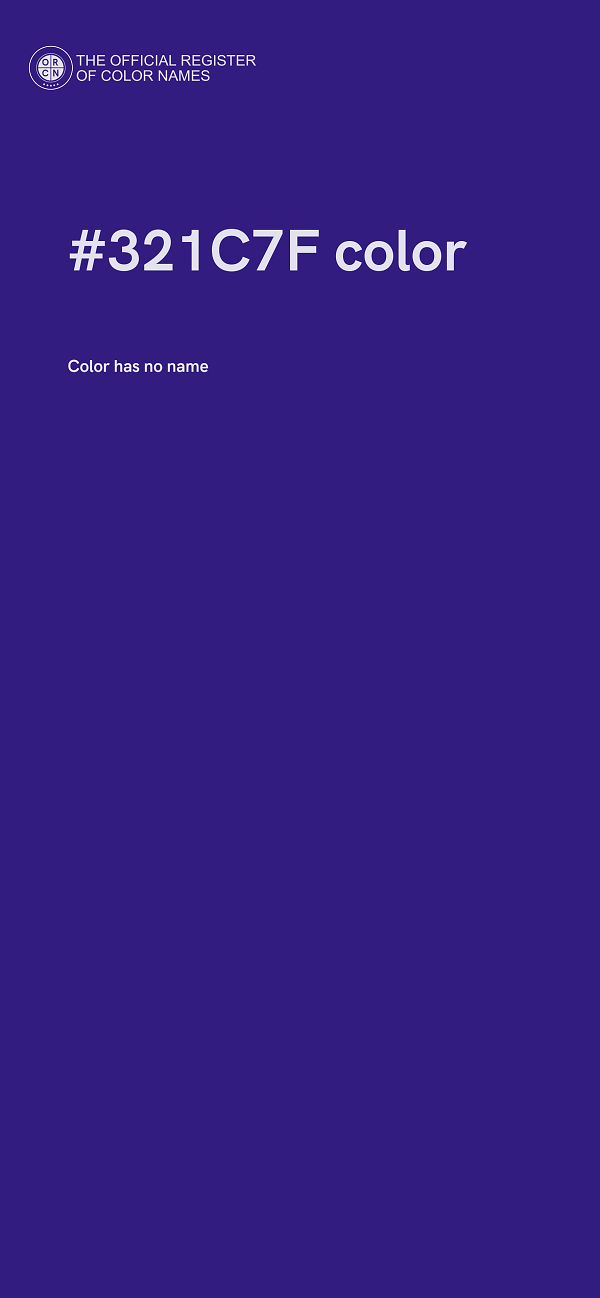 #321C7F color image