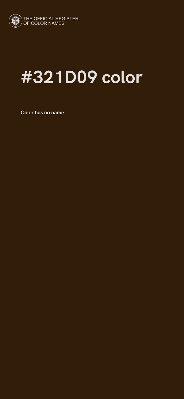 #321D09 color image