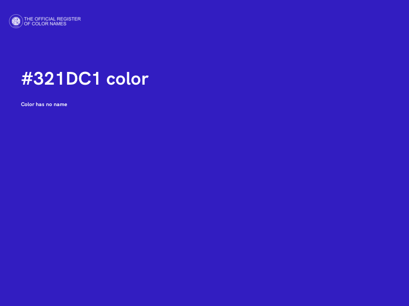 #321DC1 color image