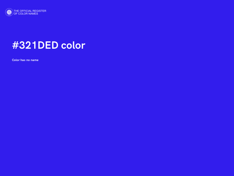 #321DED color image