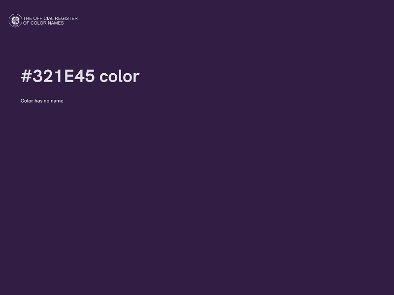 #321E45 color image