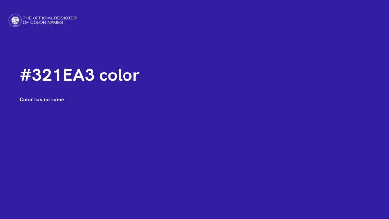 #321EA3 color image