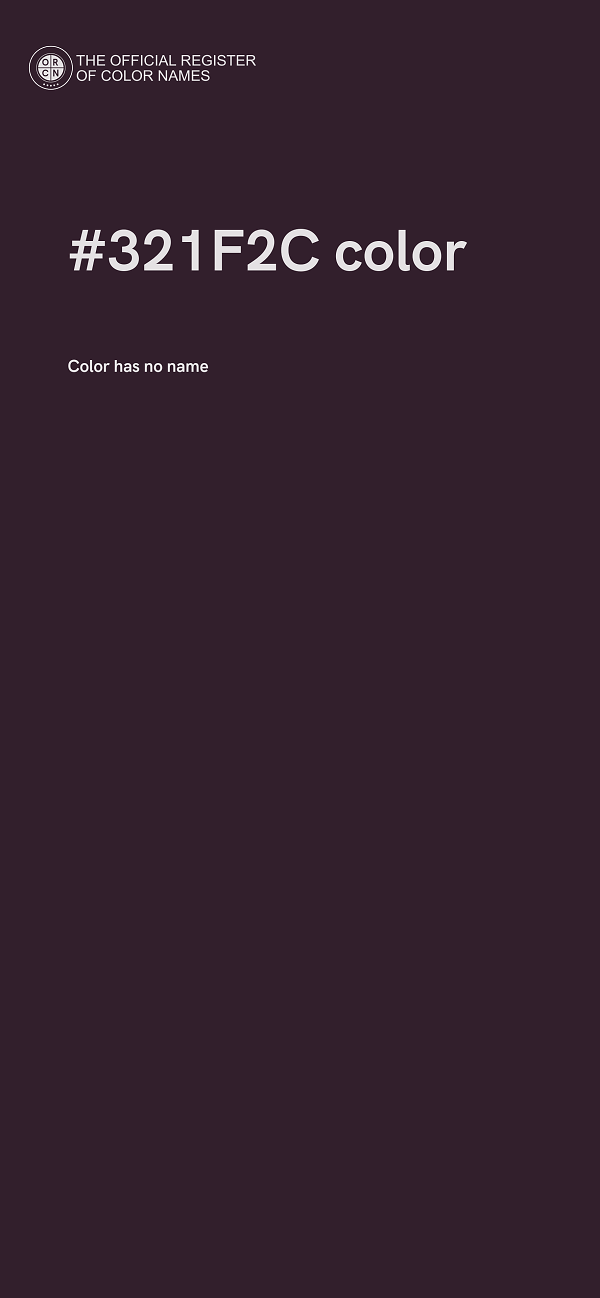 #321F2C color image