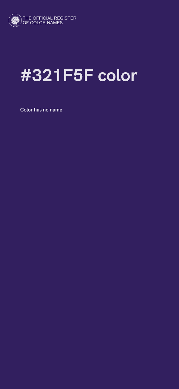 #321F5F color image