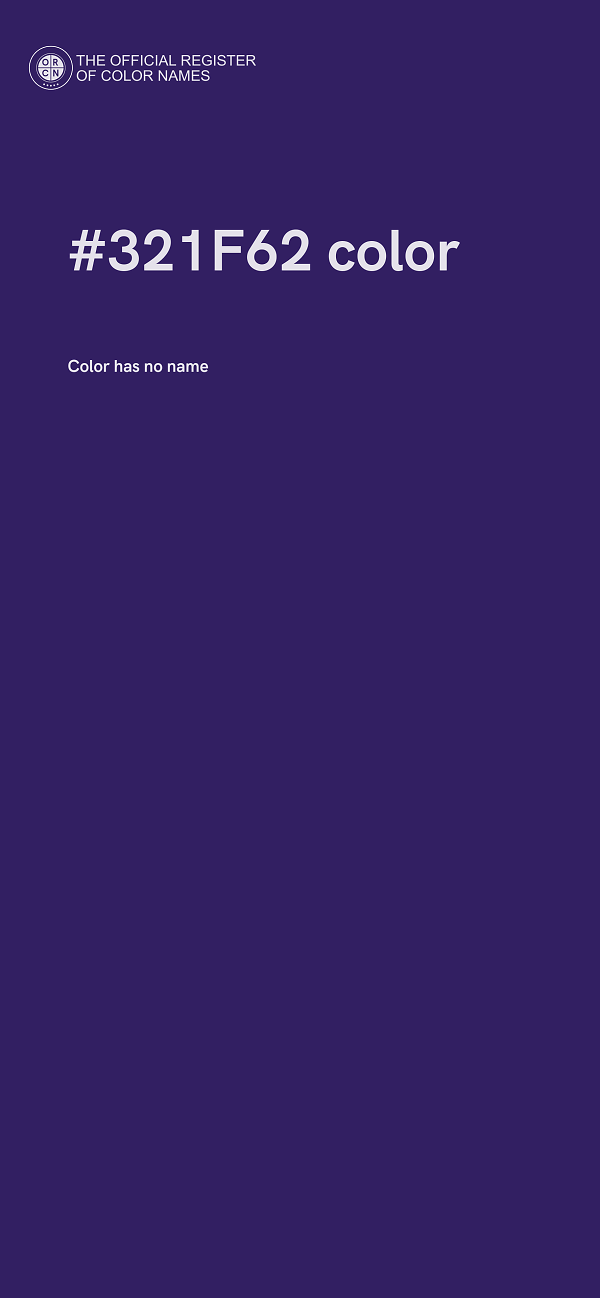 #321F62 color image