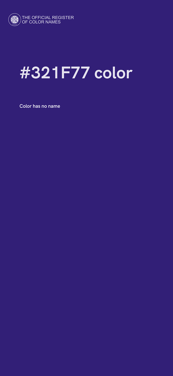 #321F77 color image