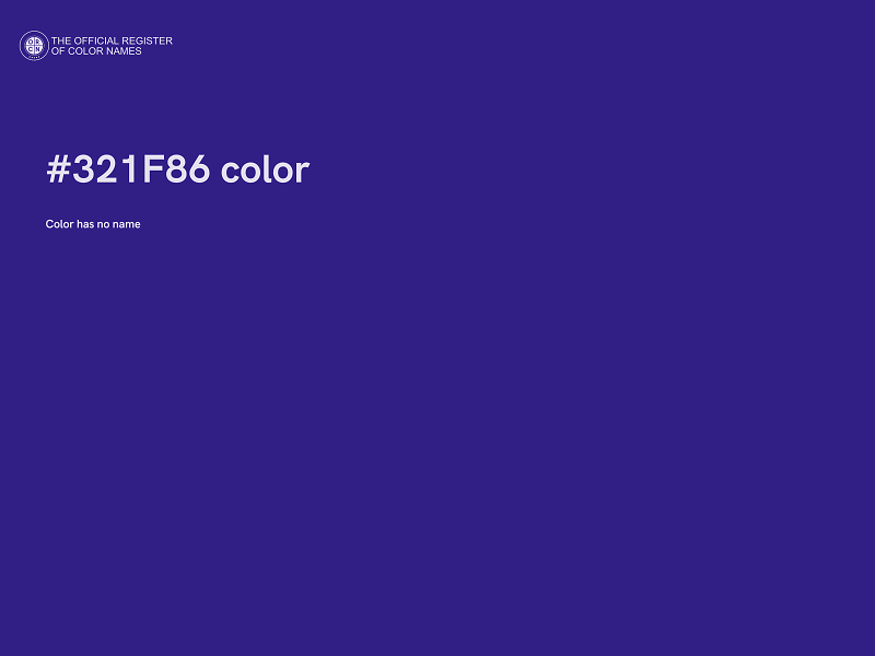 #321F86 color image