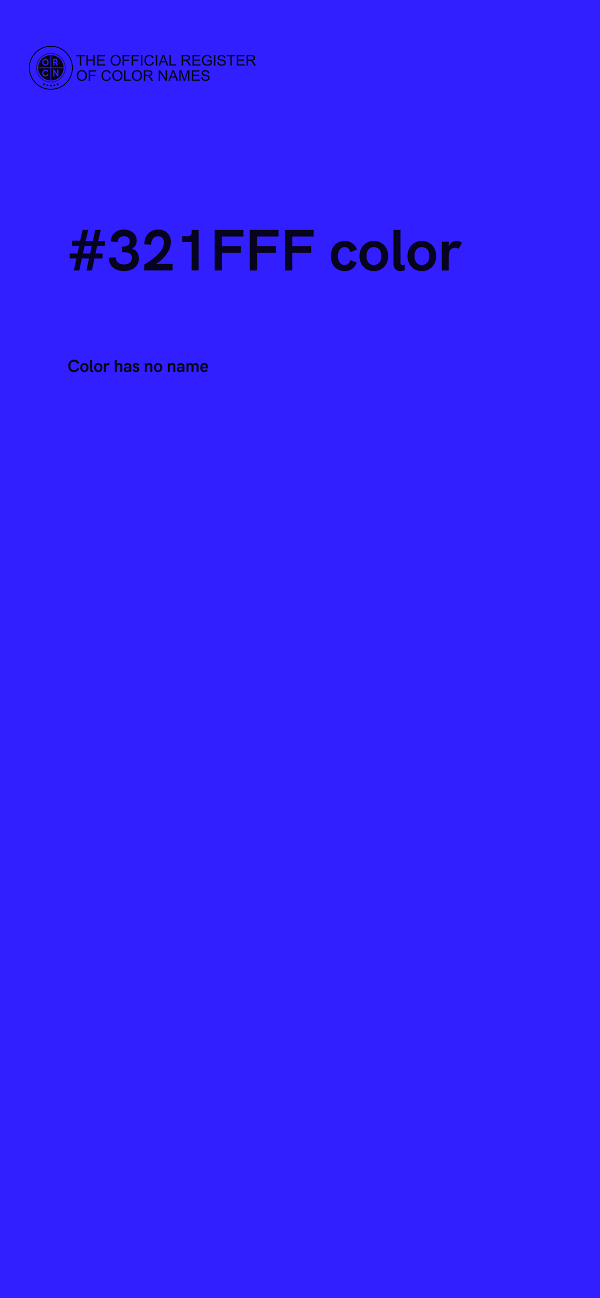 #321FFF color image