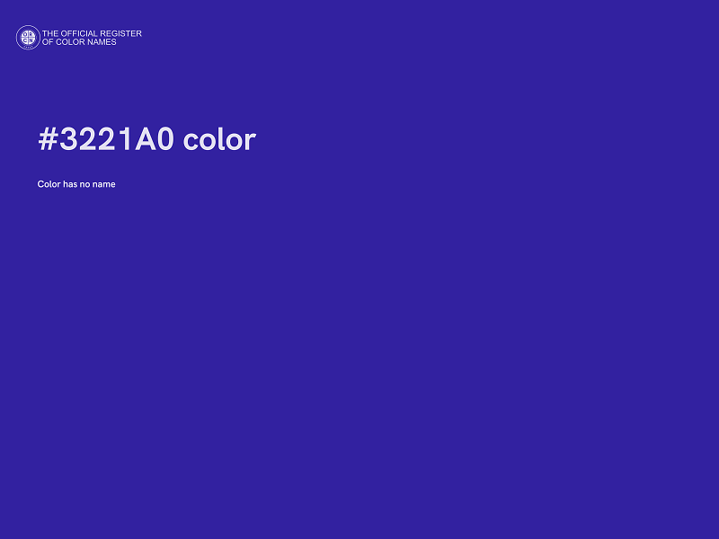 #3221A0 color image