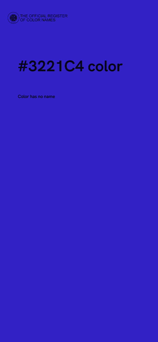 #3221C4 color image