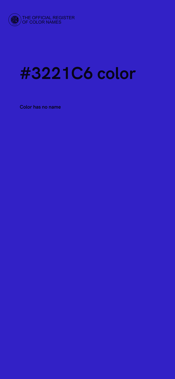 #3221C6 color image