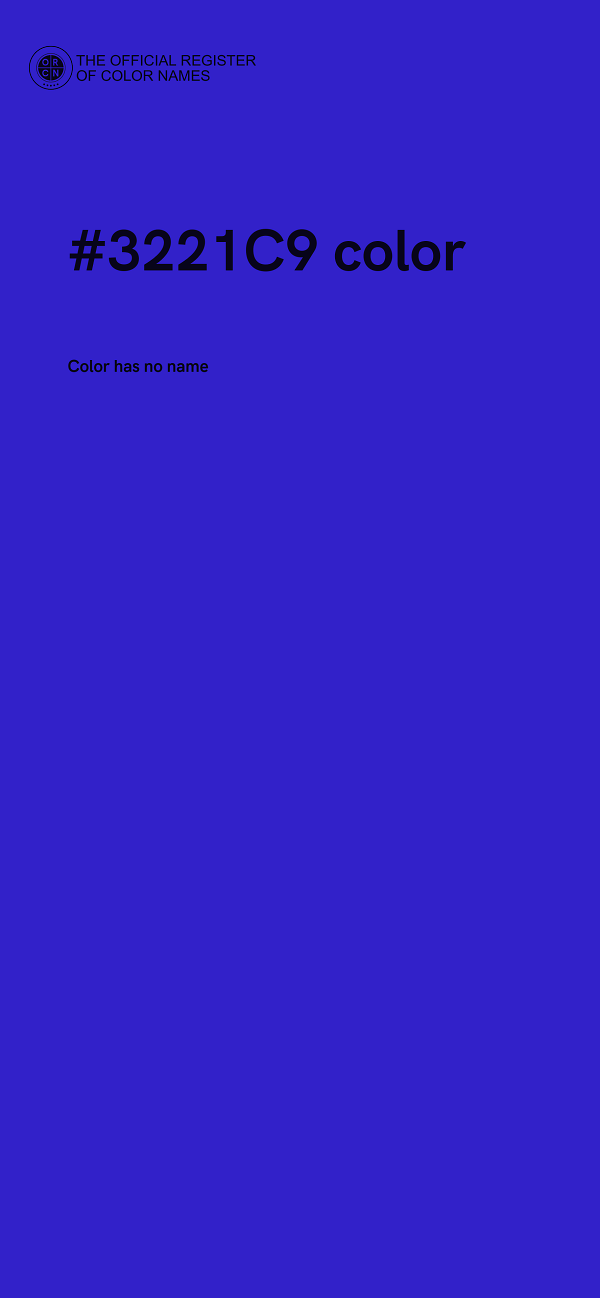 #3221C9 color image