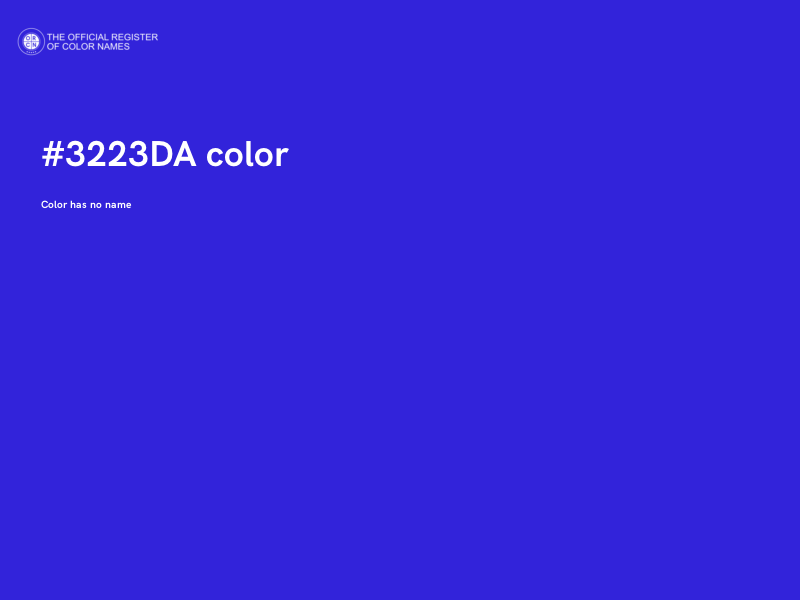 #3223DA color image