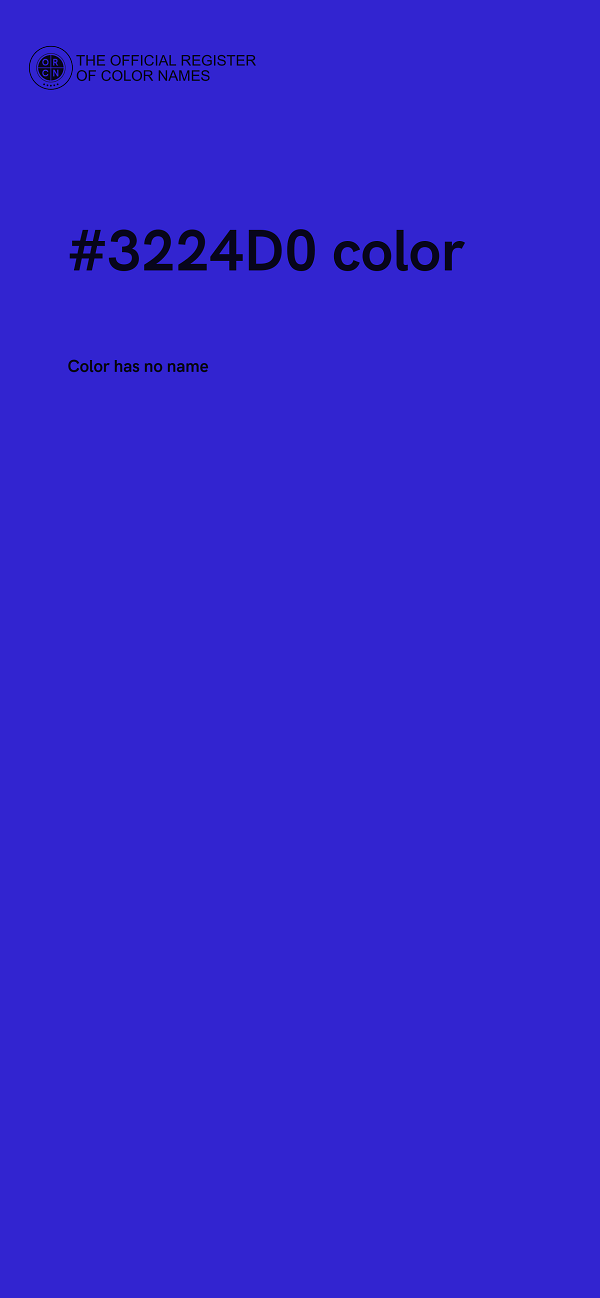 #3224D0 color image