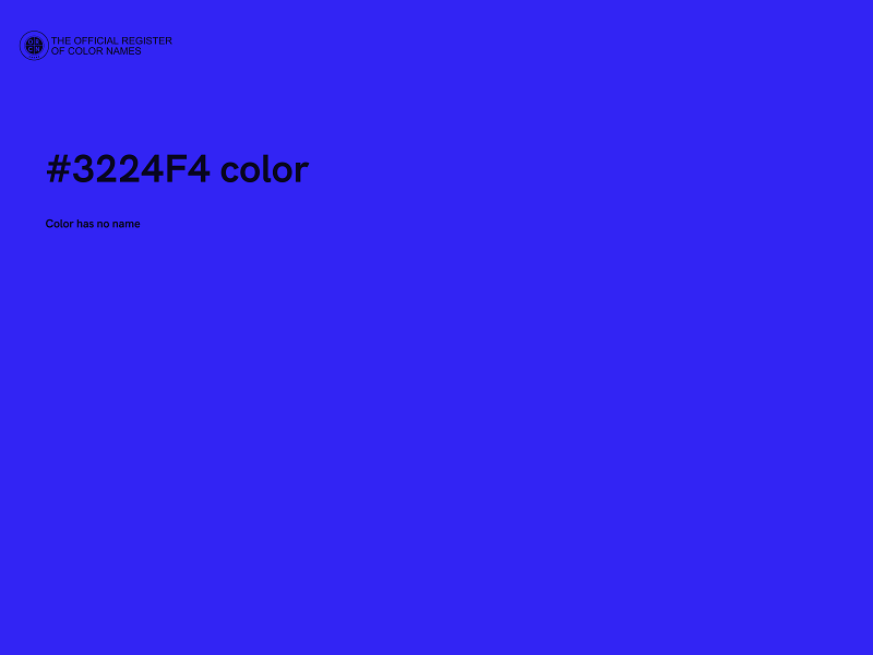 #3224F4 color image