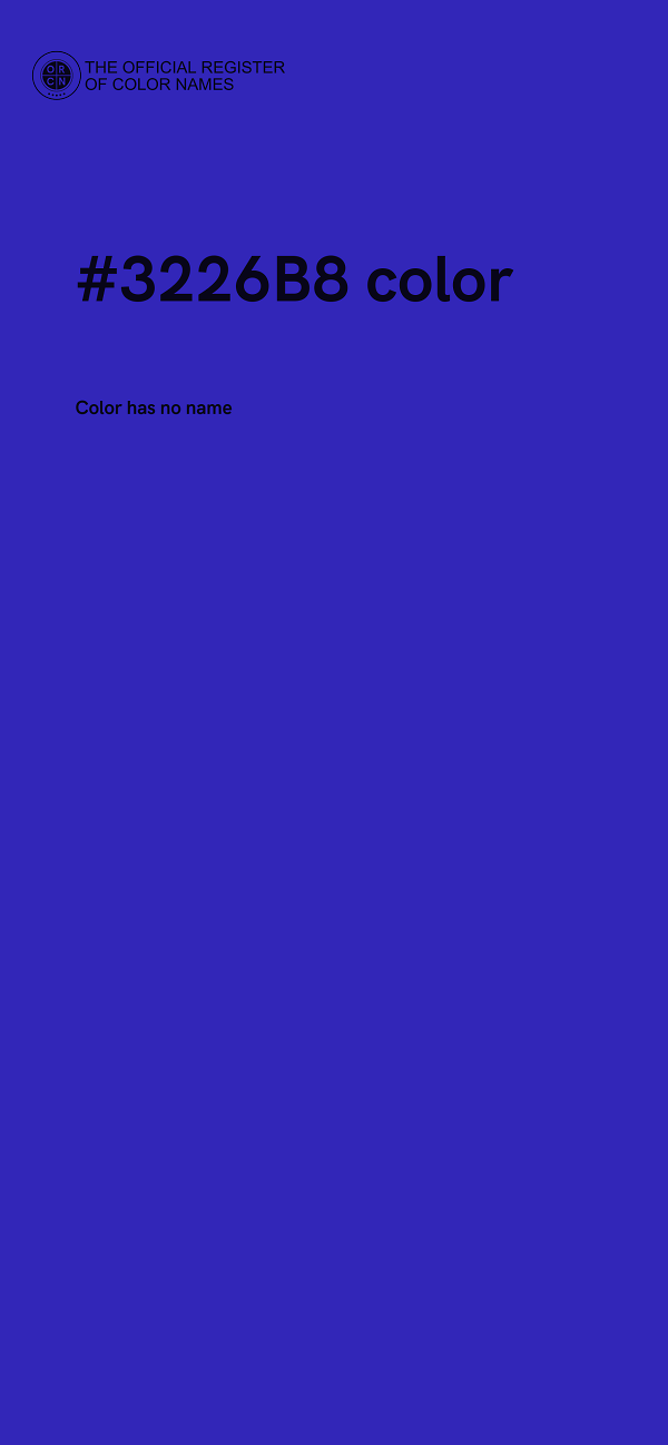 #3226B8 color image