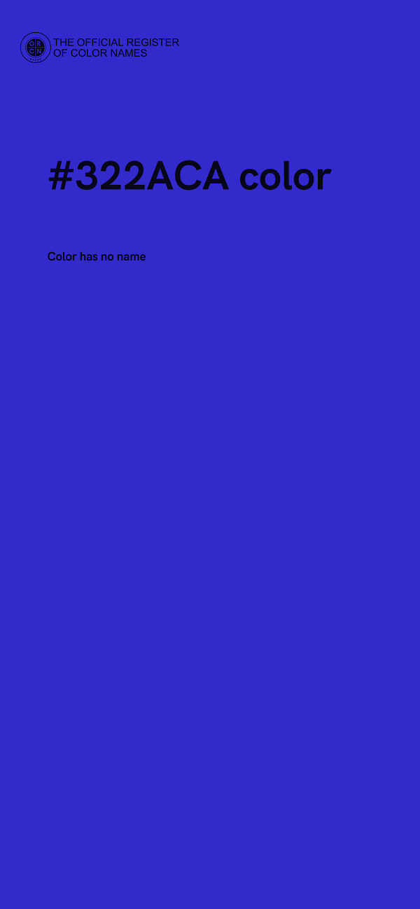 #322ACA color image