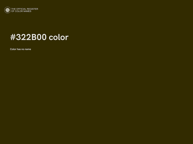 #322B00 color image