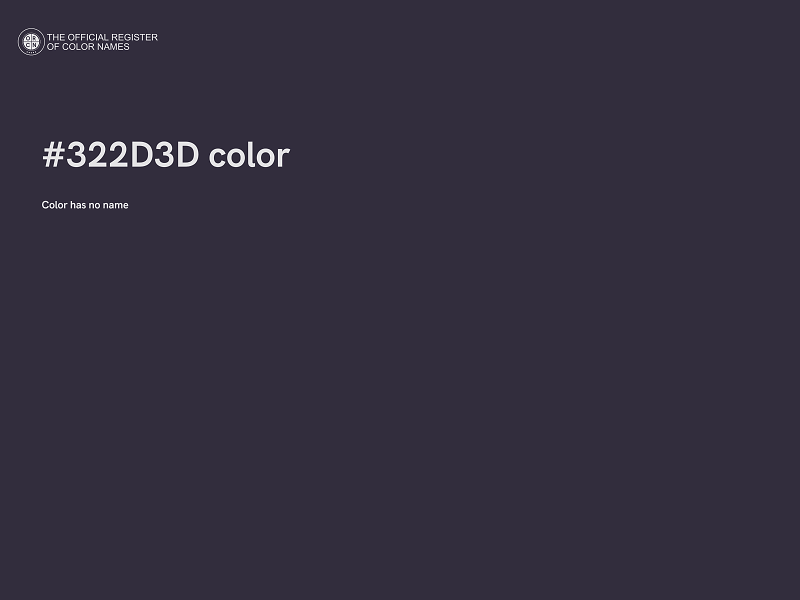 #322D3D color image