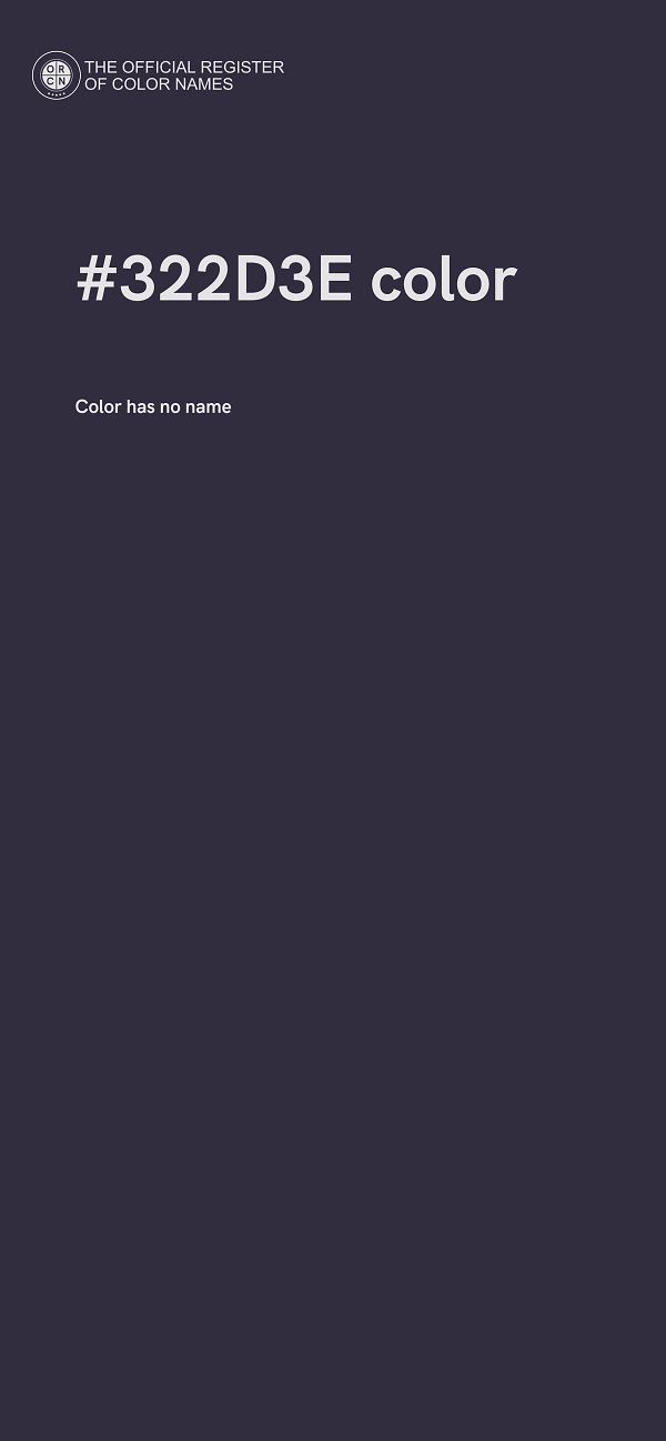 #322D3E color image