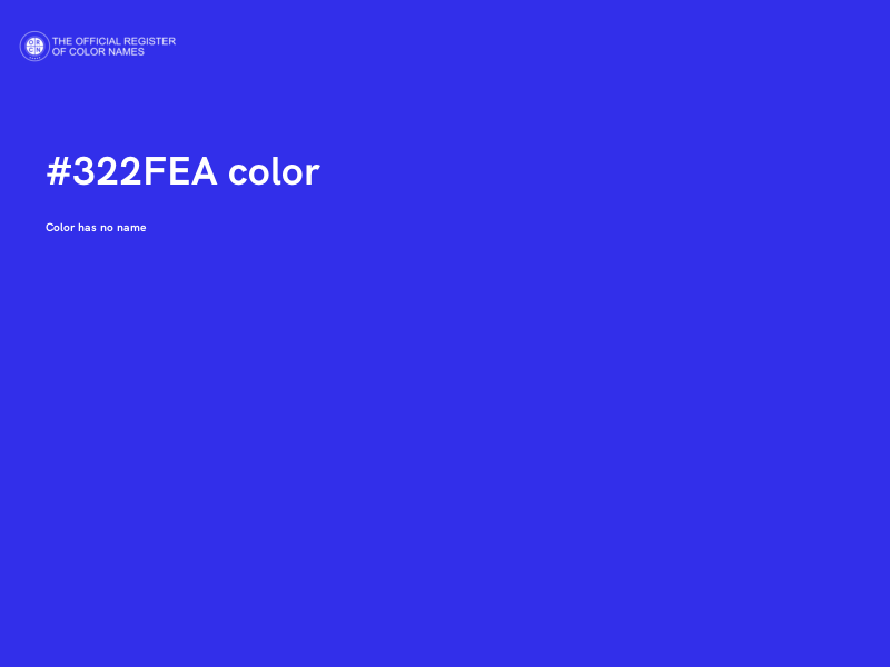 #322FEA color image