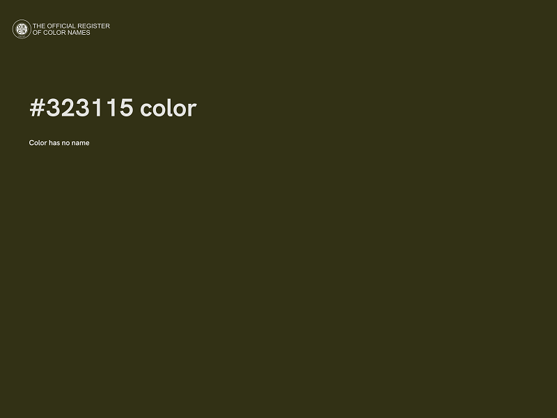 #323115 color image