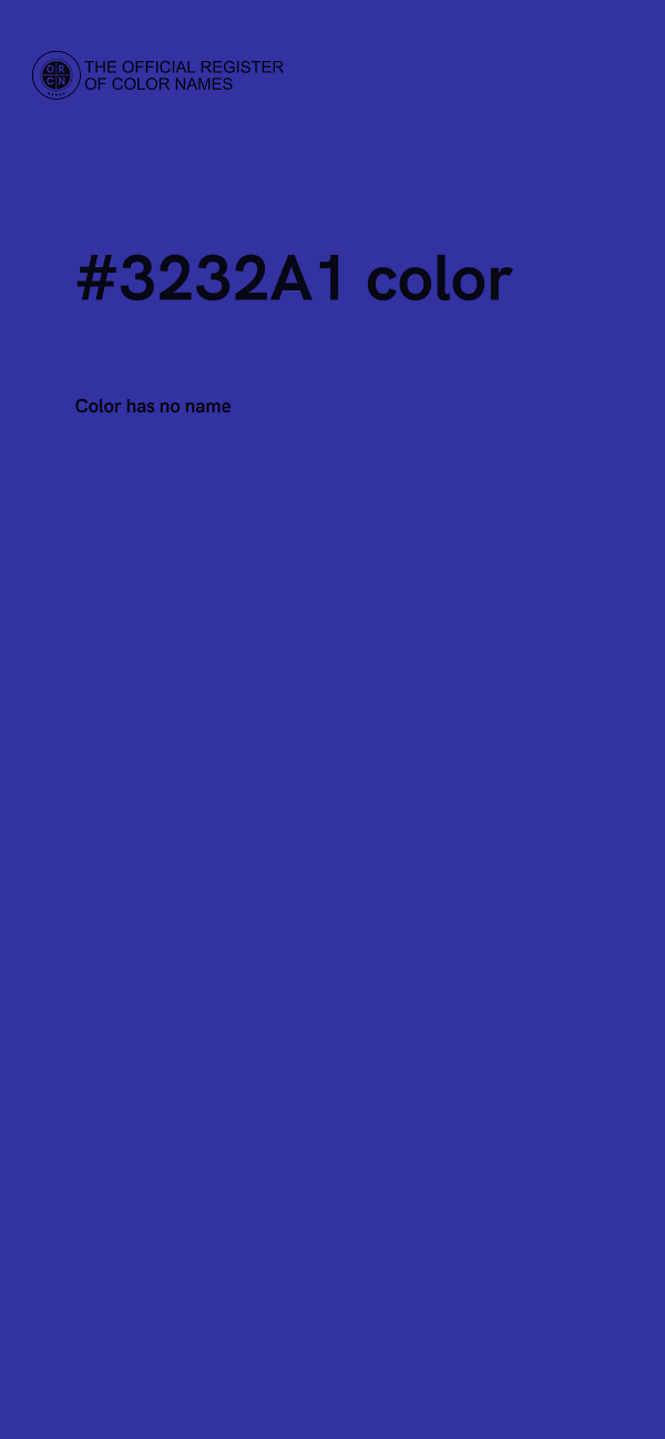 #3232A1 color image