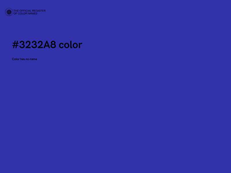 #3232A8 color image