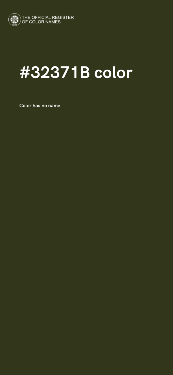#32371B color image