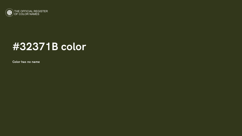 #32371B color image