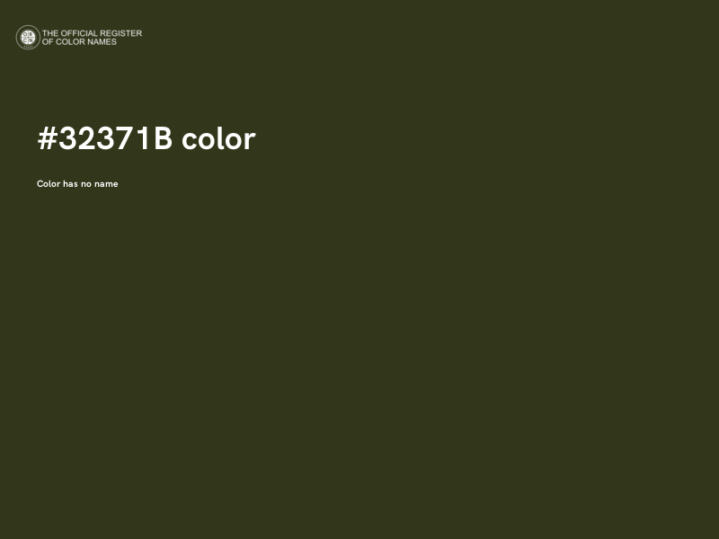 #32371B color image